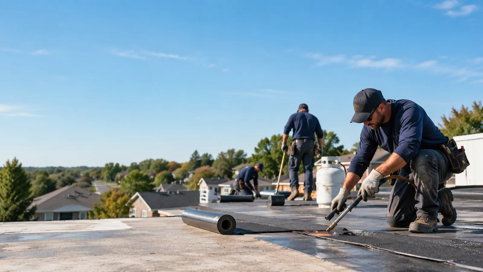 Flat Roof Leak Repair providers in Opdyke, IL